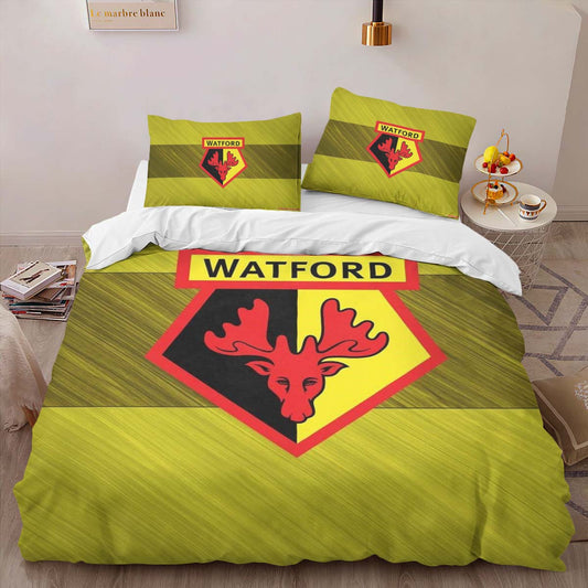 Watford Football Club WFC 01 Duvet Cover Set