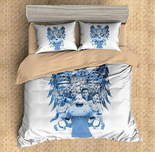 Manchester City Football Club MCFC 22 Duvet Cover Set