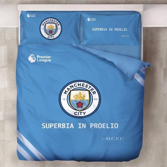 Manchester City Football Club MCFC 25 Duvet Cover Set