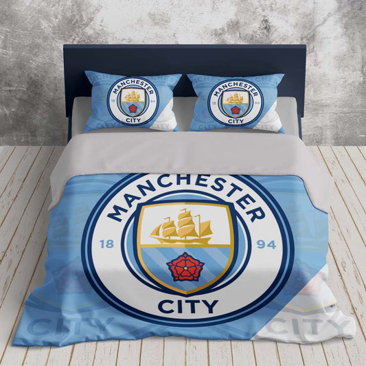 Manchester City Football Club MCFC 19 Duvet Cover Set
