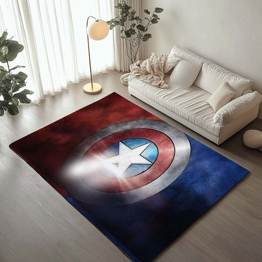 marvel legends captain america shield 4 Rug