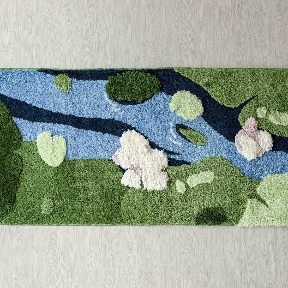 Bronze Tufted Raised-Weave Rug – 70 x 140 cm - 4