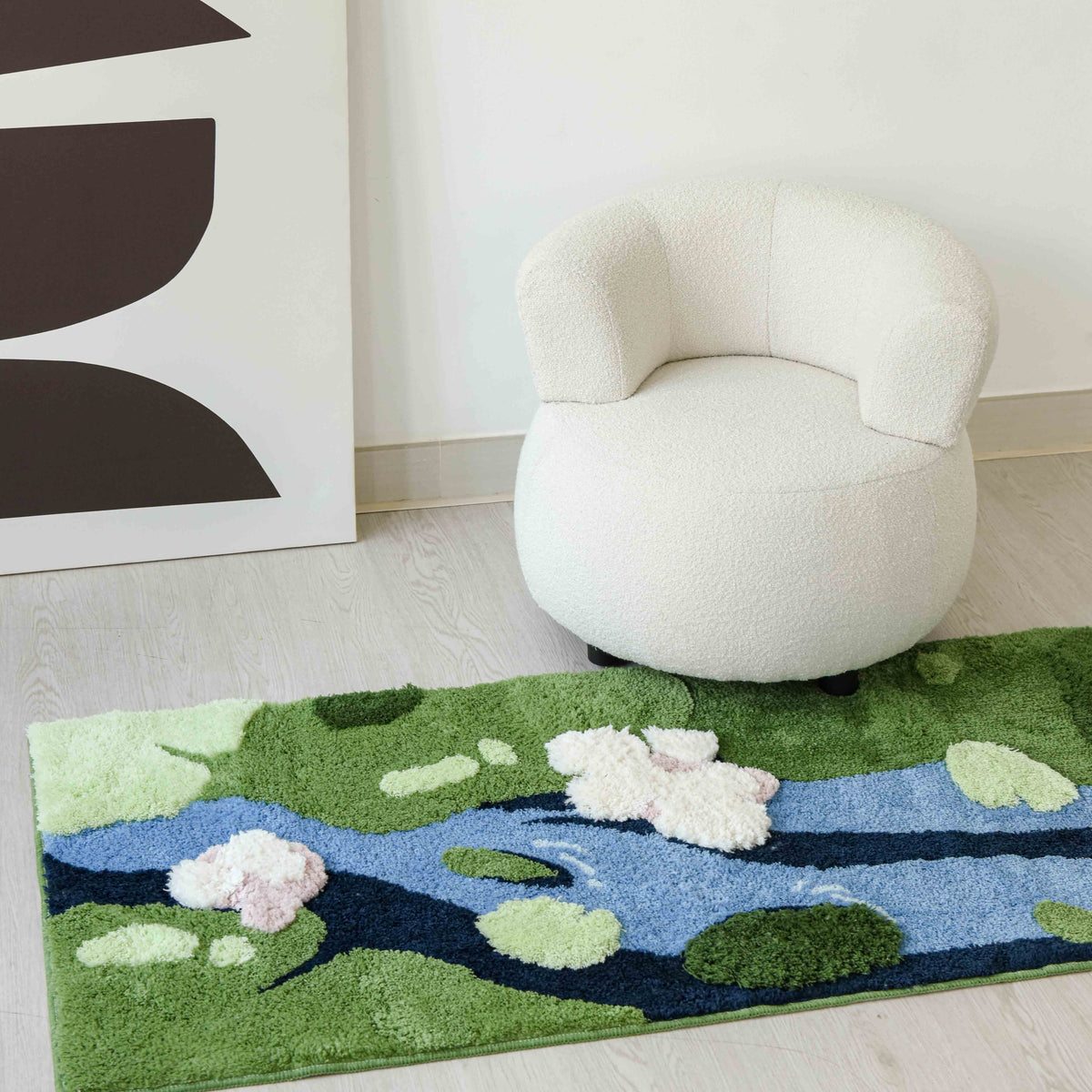 Bronze Tufted Raised-Weave Rug – 70 x 140 cm - 3