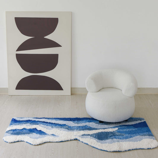 Lauty Tufted Raised-Weave Rug – 70 x 160 cm