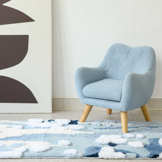 Lida Tufted Raised-Weave Rug – 70 x 140 cm