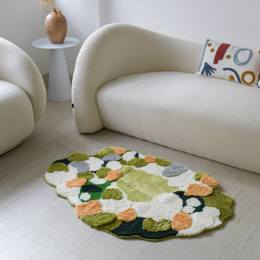 Lousia Tufted Raised-Weave Rug – 80 x 120 cm