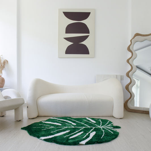 Ponyo Tufted Raised-Weave Rug – 110 x 150 cm