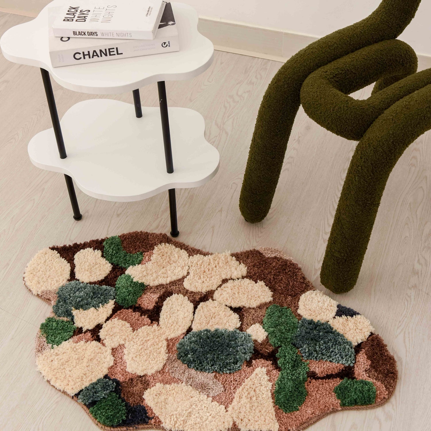 Selena Tufted Raised-Weave Rug – 60 x 90 cm - 4