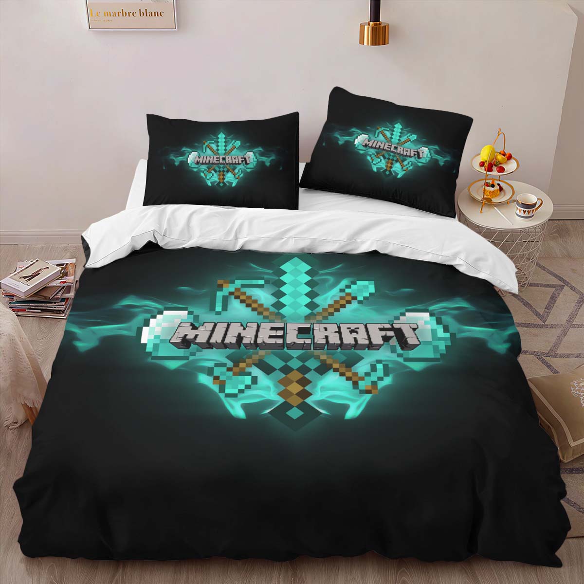 weapon sword minecraft Duvet Cover 2