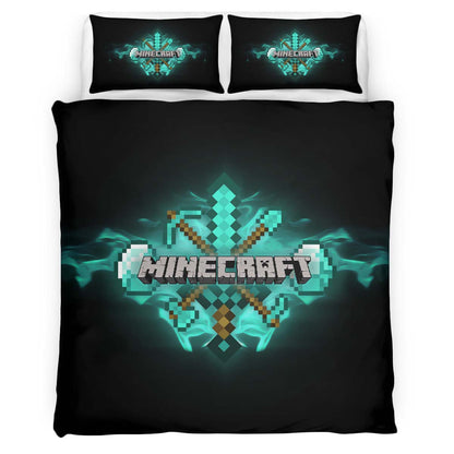 weapon sword minecraft Duvet Cover