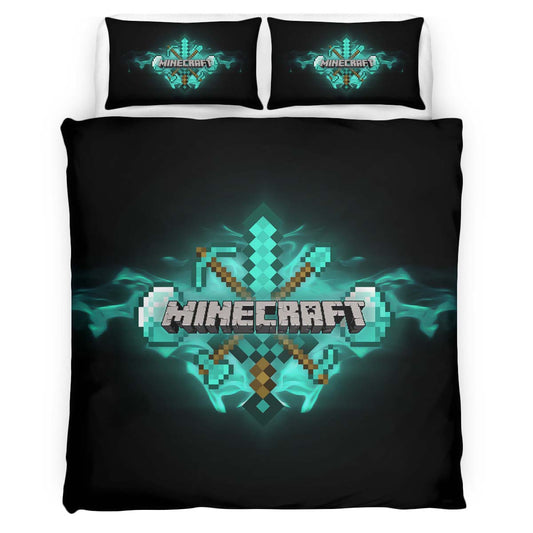 weapon sword minecraft Duvet Cover